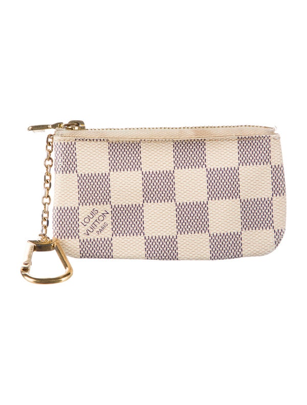 Louis Vuitton 2019 Damier Azur Pattern Key Holder
