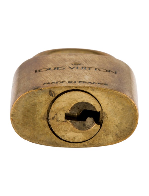Louis Vuitton Brass Lock & Key Set