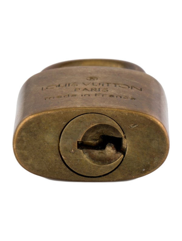 Louis Vuitton Brass Lock & Key Set