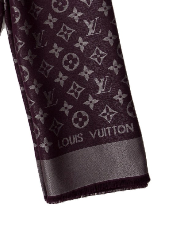 Louis Vuitton Silk LV Monogram Shawl