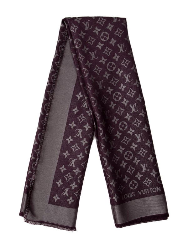 Louis Vuitton Silk LV Monogram Shawl