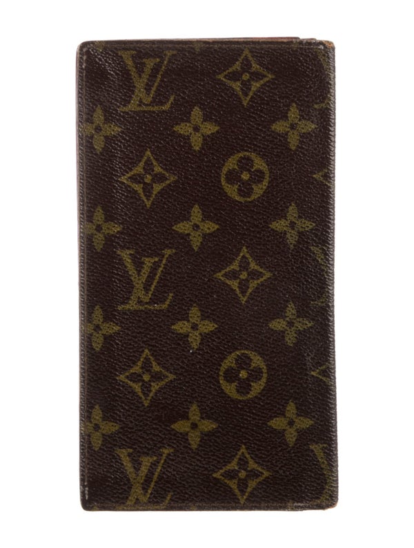 Louis Vuitton Vintage LV Monogram Checkbook Holder