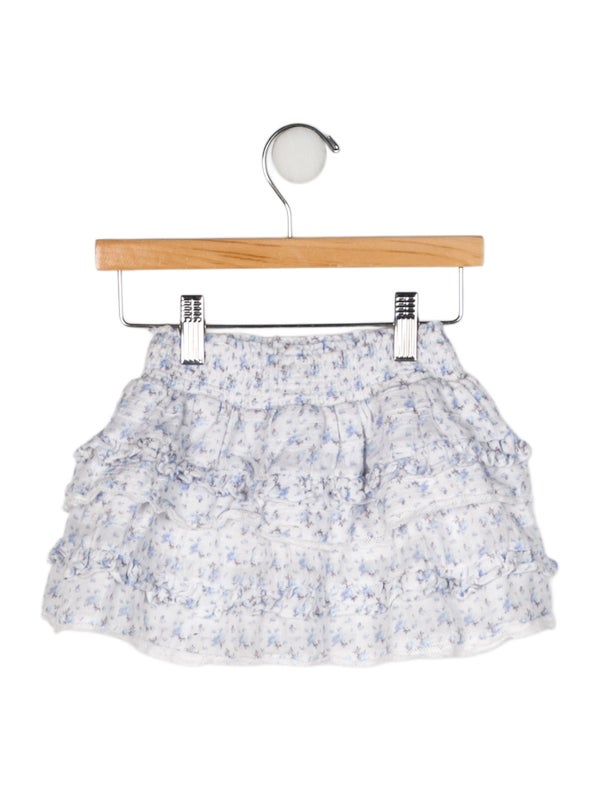 LoveShackFancy Printed Mini Skirt