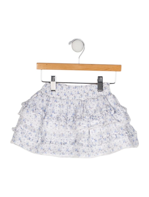 LoveShackFancy Printed Mini Skirt