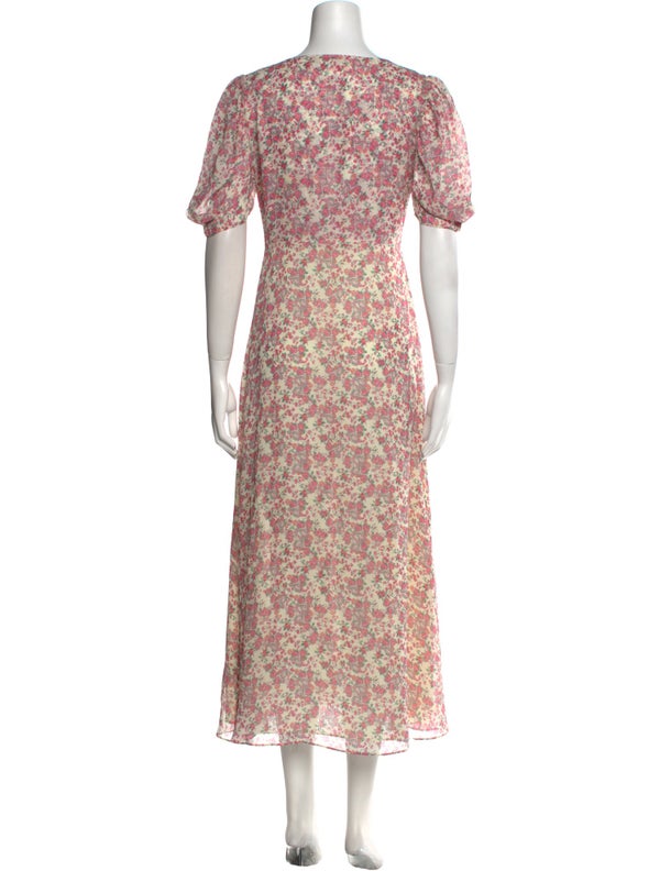 LoveShackFancy Silk Long Dress