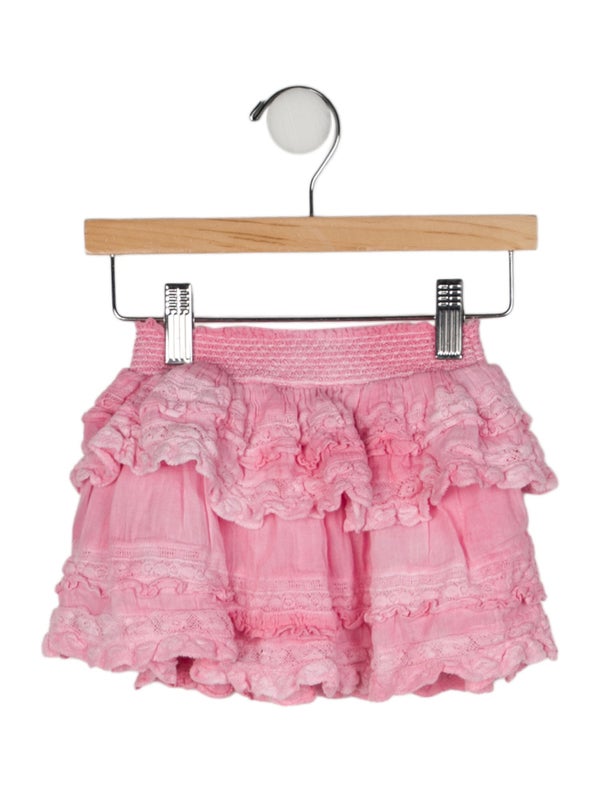 LoveShackFancy Solid Mini Skirt