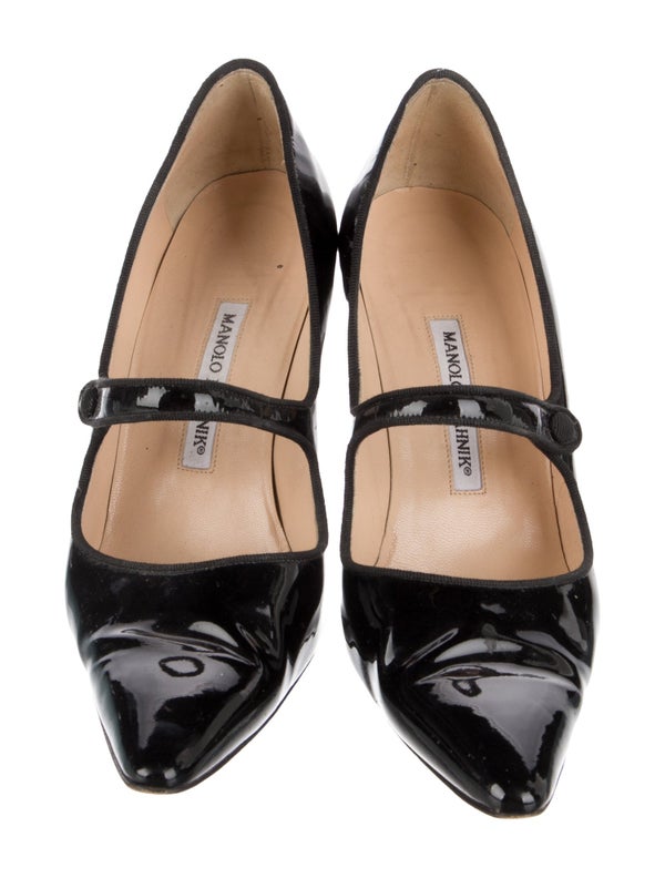 Manolo Blahnik Patent Leather Pumps
