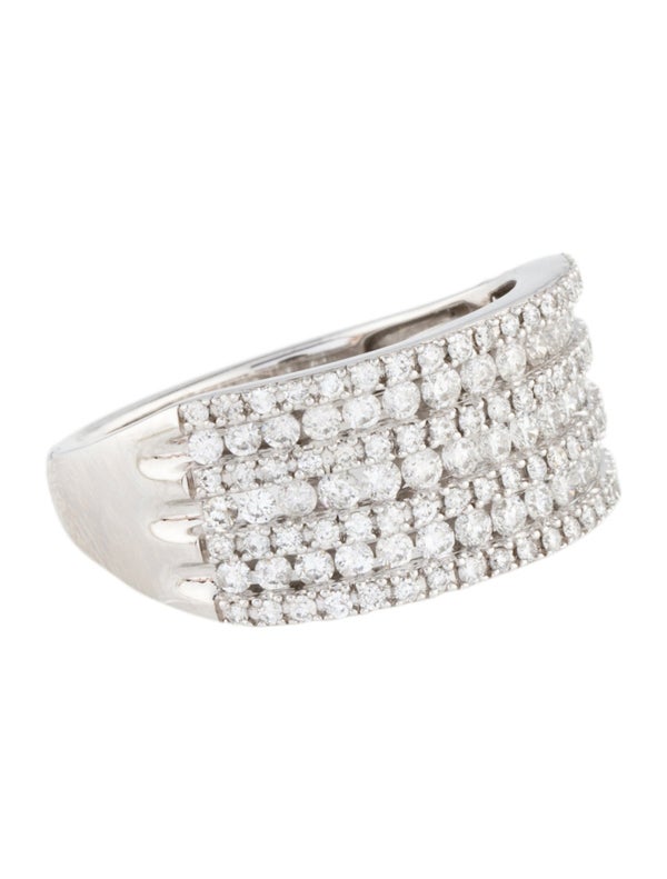 Marchesa 10K 1.00ctw Diamond Wide Band