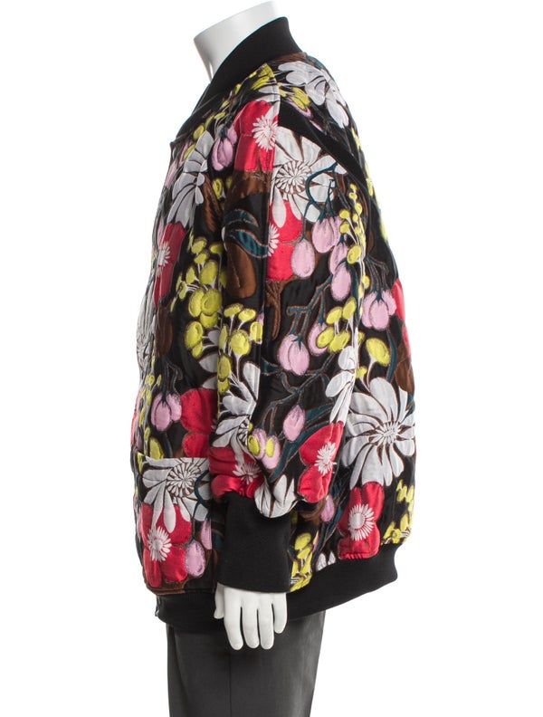 Marni Floral Print Bomber Jacket