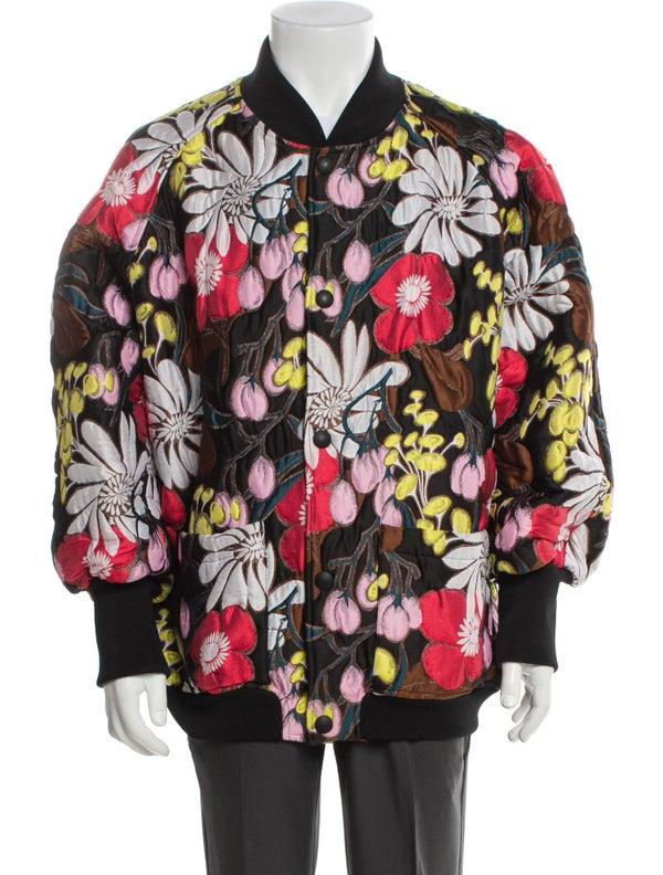 Marni Floral Print Bomber Jacket