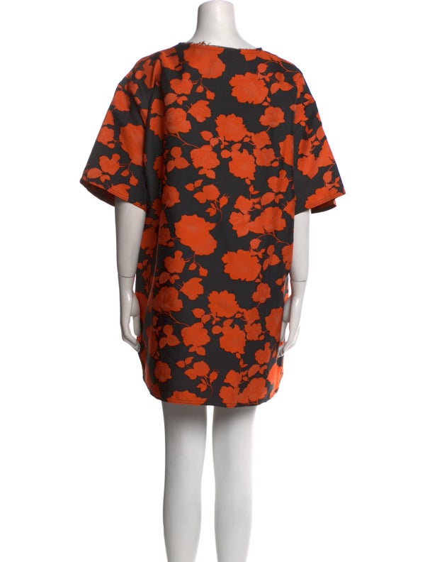 Marques' Almeida Floral Print Mini Dress