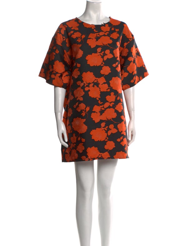 Marques' Almeida Floral Print Mini Dress