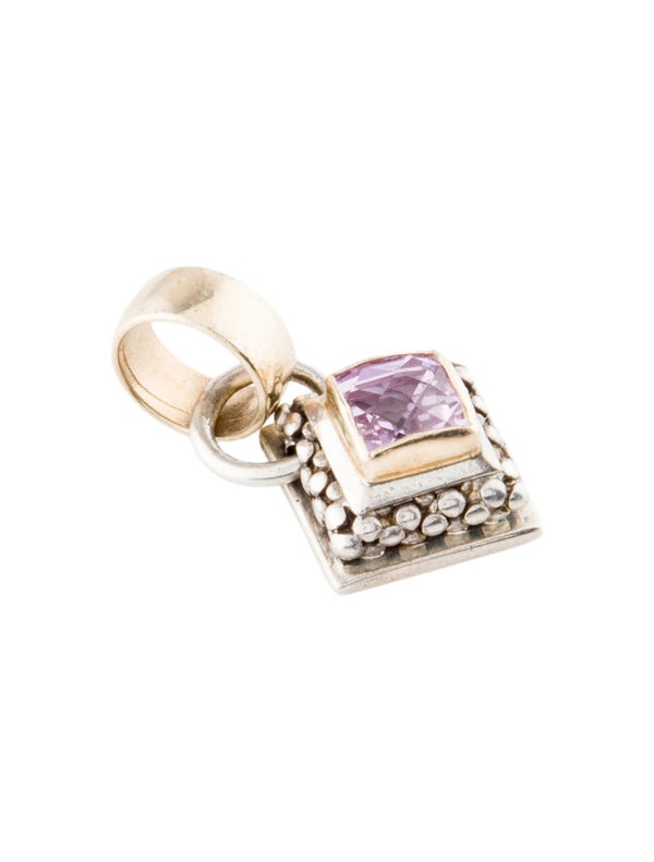 Michael Dawkins Coatez Topaz Two Tone Pendant