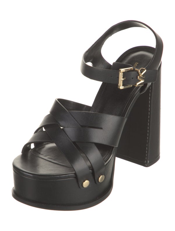 Michael Kors Leather Slingback Sandals