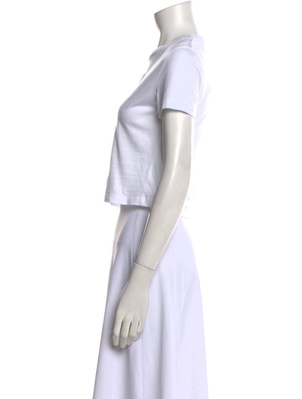 Miu Miu 2024 Crew Neck Crop Top