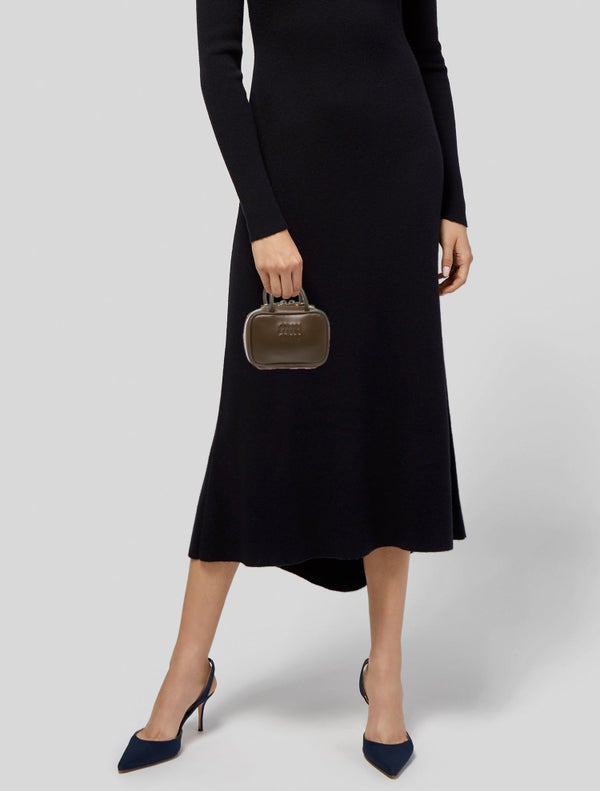 Miu Miu Leather Beau Micro Bag Charm