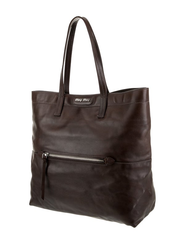 Miu Miu Leather Tote