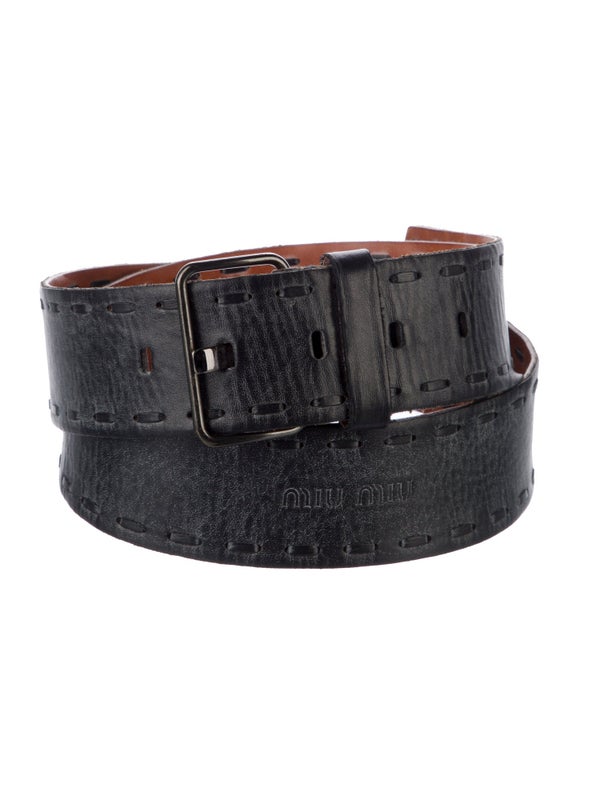Miu Miu Leather Waist Belt