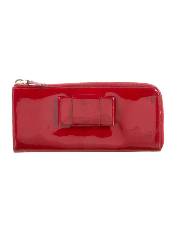 Miu Miu Patent Leather Continental Wallet