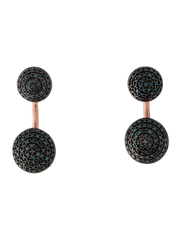 Monica Vinader Diamond Stellar Drop Earrings