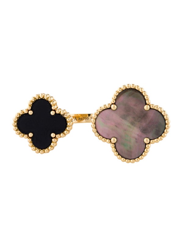 Van Cleef & Arpels Mother Of Pearl Magic Alhambra Between The Finger Ring