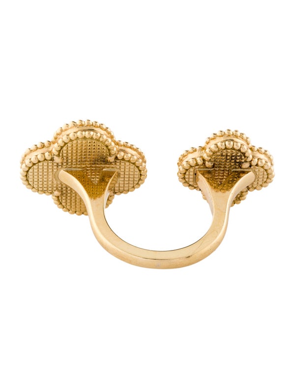 Van Cleef & Arpels Mother Of Pearl Magic Alhambra Between The Finger Ring