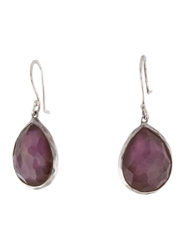 Ippolita Mother of Pearl & Quartz Doublet Teardrop Earrings