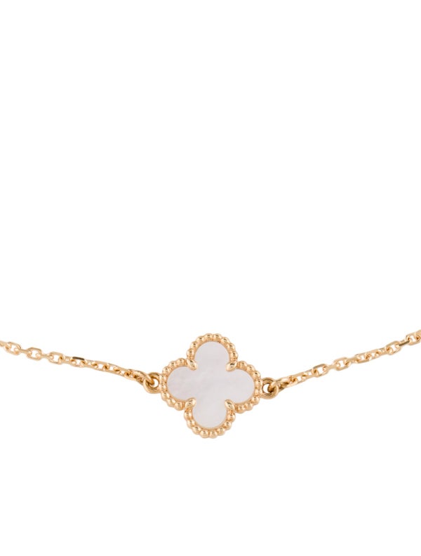Van Cleef & Arpels Mother Of Pearl Sweet Alhambra Bracelet