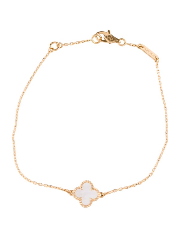 Van Cleef & Arpels Mother Of Pearl Sweet Alhambra Bracelet