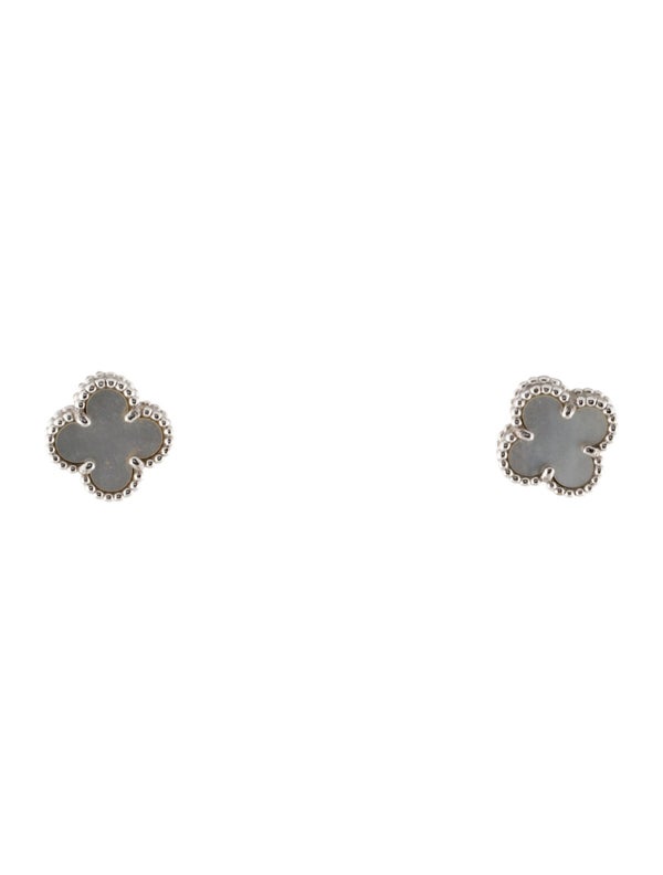 Van Cleef & Arpels Mother Of Pearl Sweet Alhambra Earstuds