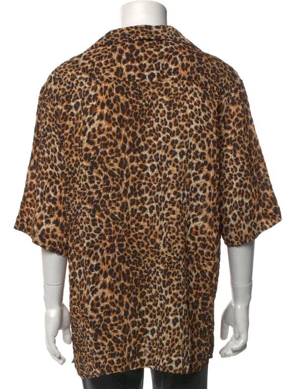 Nanushka Animal Print Short Sleeve Shirt