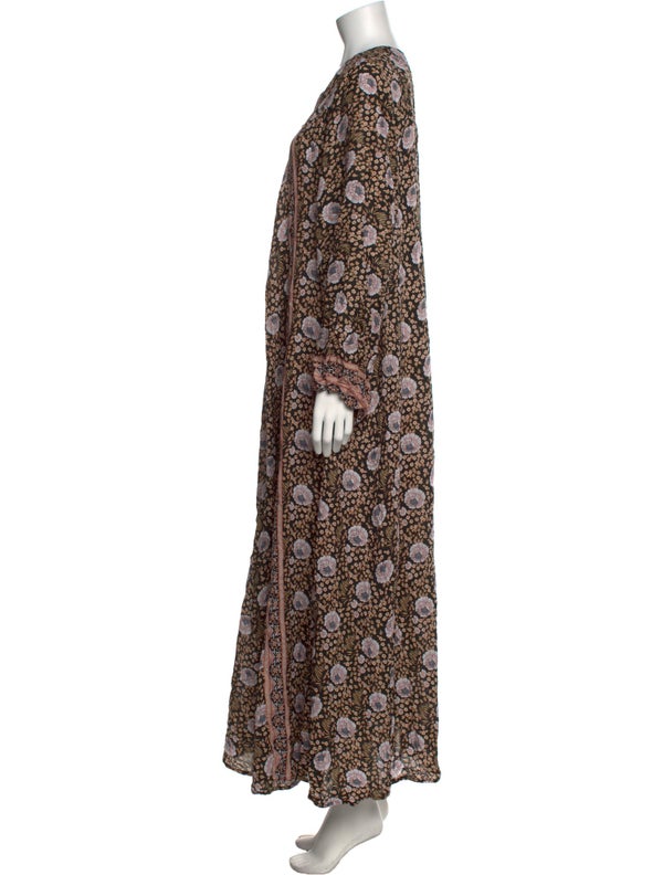 Natalie Martin Floral Print Long Dress