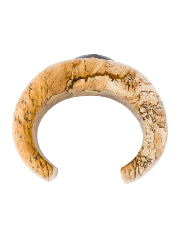 Nicholas Varney Jasper & Amethyst Cuff Bracelet