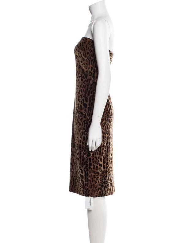 Nicole Miller Animal Print Mini Dress