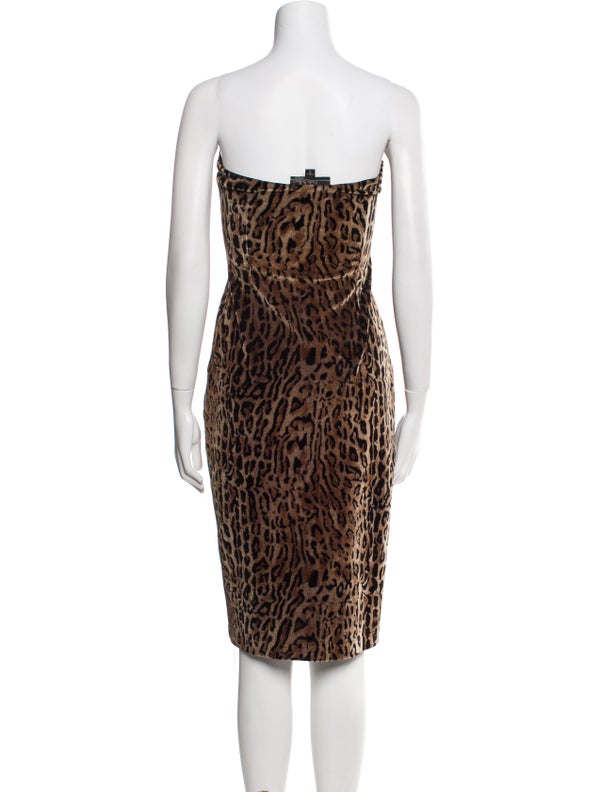 Nicole Miller Animal Print Mini Dress