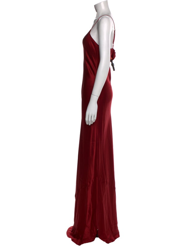 Nili Lotan Silk Long Dress