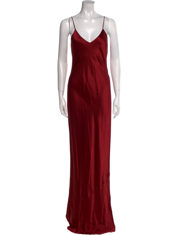 Nili Lotan Silk Long Dress