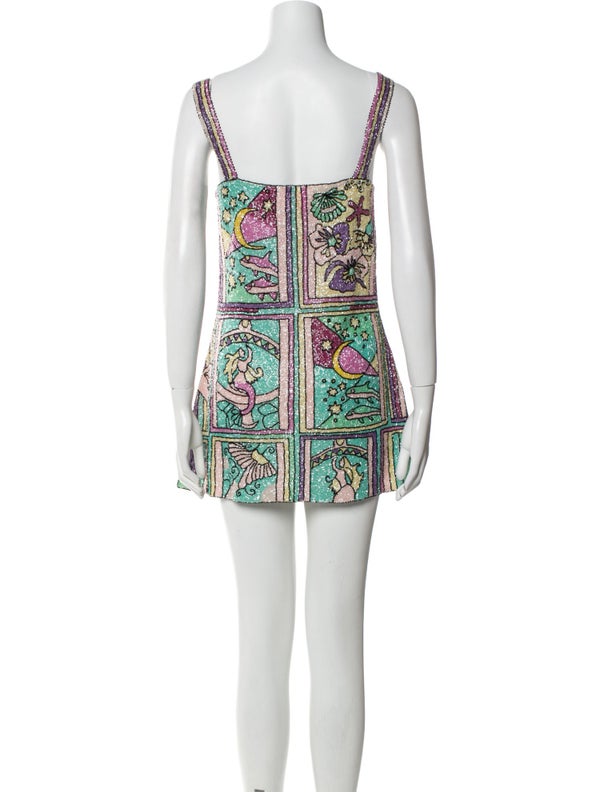 Oceanus Nylon Mini Dress W/ Tags