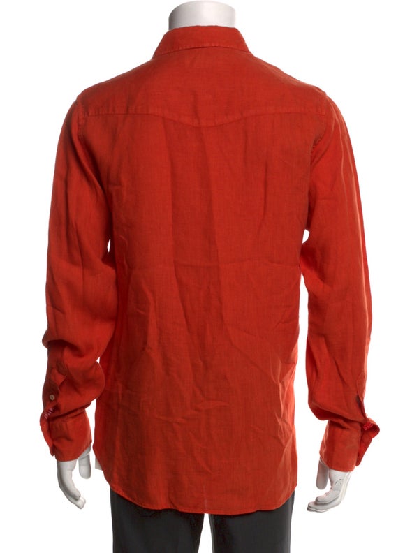 Officine Generale Linen Long Sleeve Shirt W/ Tags