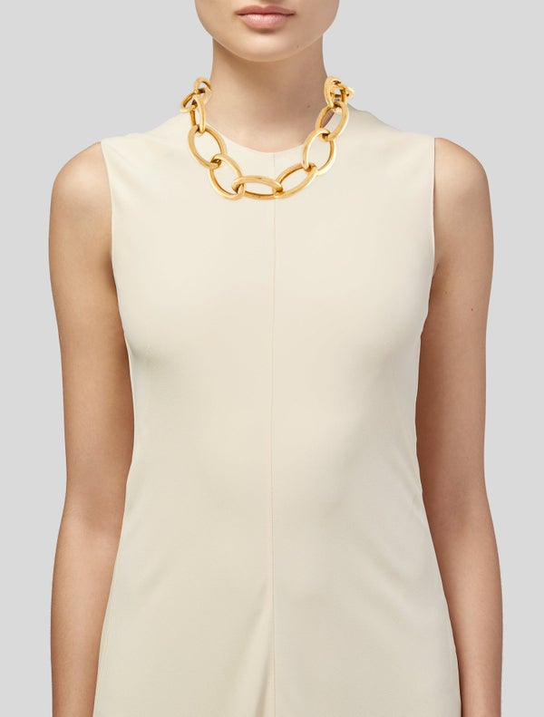 Oscar De La Renta Chain Link Necklace