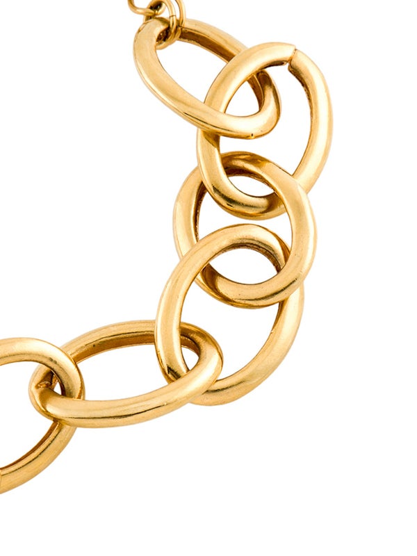 Oscar De La Renta Chain Link Necklace