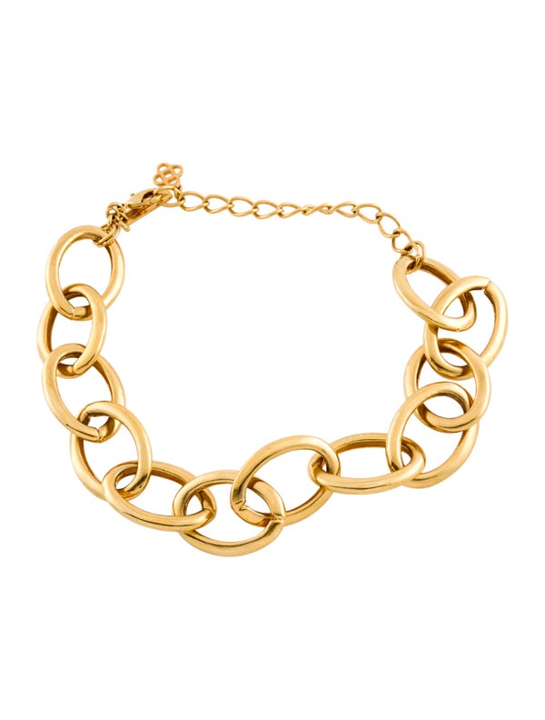Oscar De La Renta Chain Link Necklace