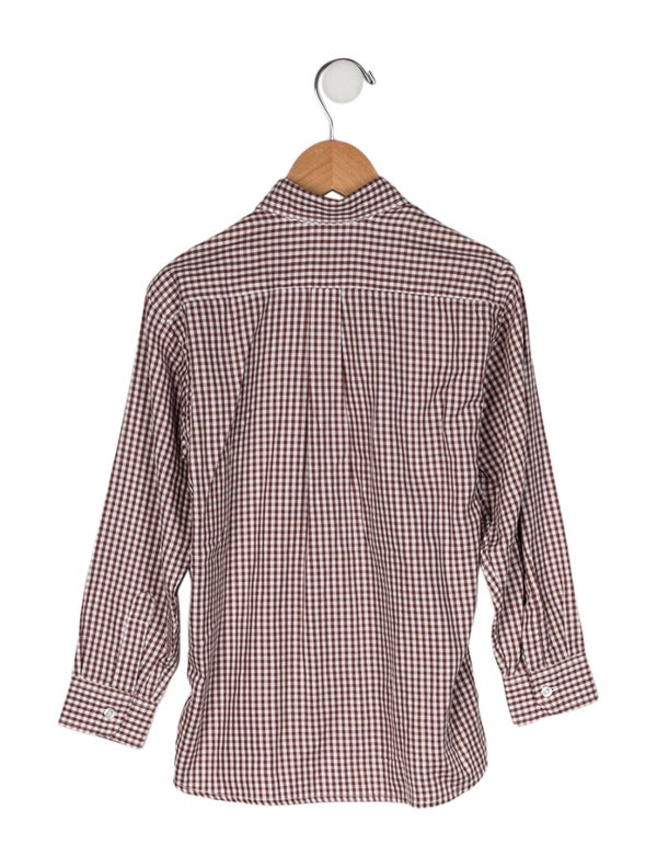 Oscar De La Renta Plaid Dress Shirt W/Tags