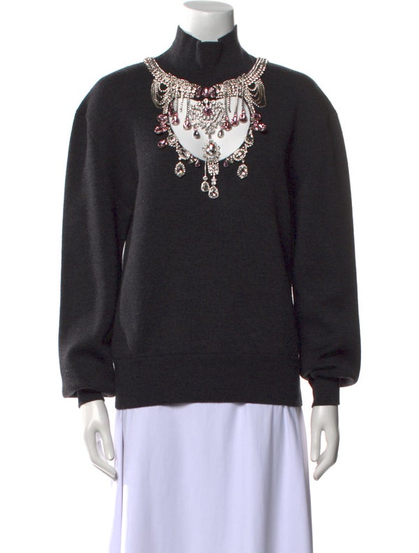 Paco Rabanne Wool Turtleneck Sweater
