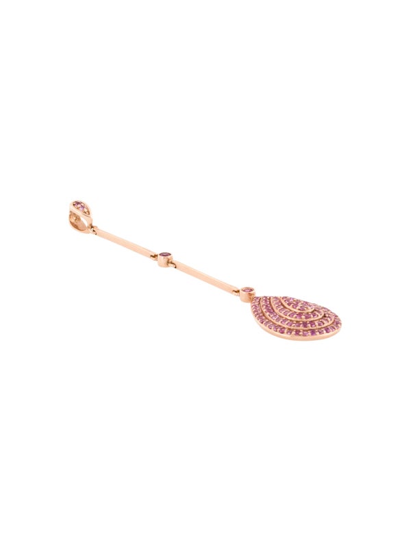 Pendant 14K 1.22ctw Pink Sapphire Drop Pendant