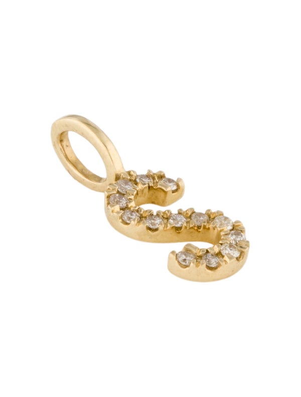 Pendant 14K Diamond Initial 'S' Pendant