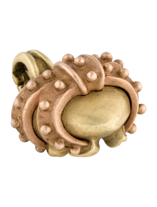 Pendant 14K Two-Tone Heart Necklace Pendant