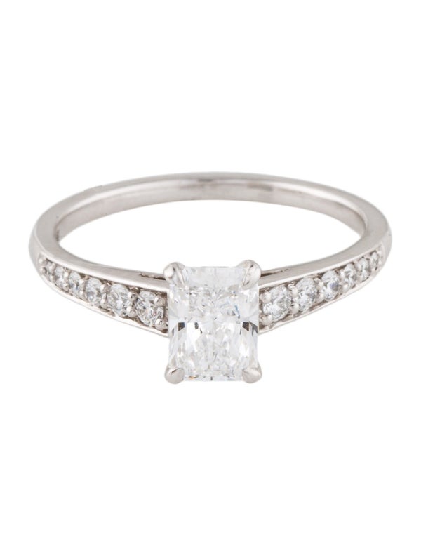 Badgley Mischka Platinum 1.46ct Lab-Grown Diamond Engagement Ring