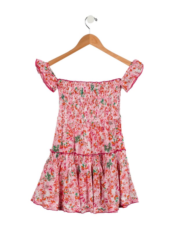 Poupette St Barth Girls' Floral Sleeveless Dress