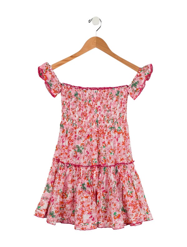 Poupette St Barth Girls' Floral Sleeveless Dress